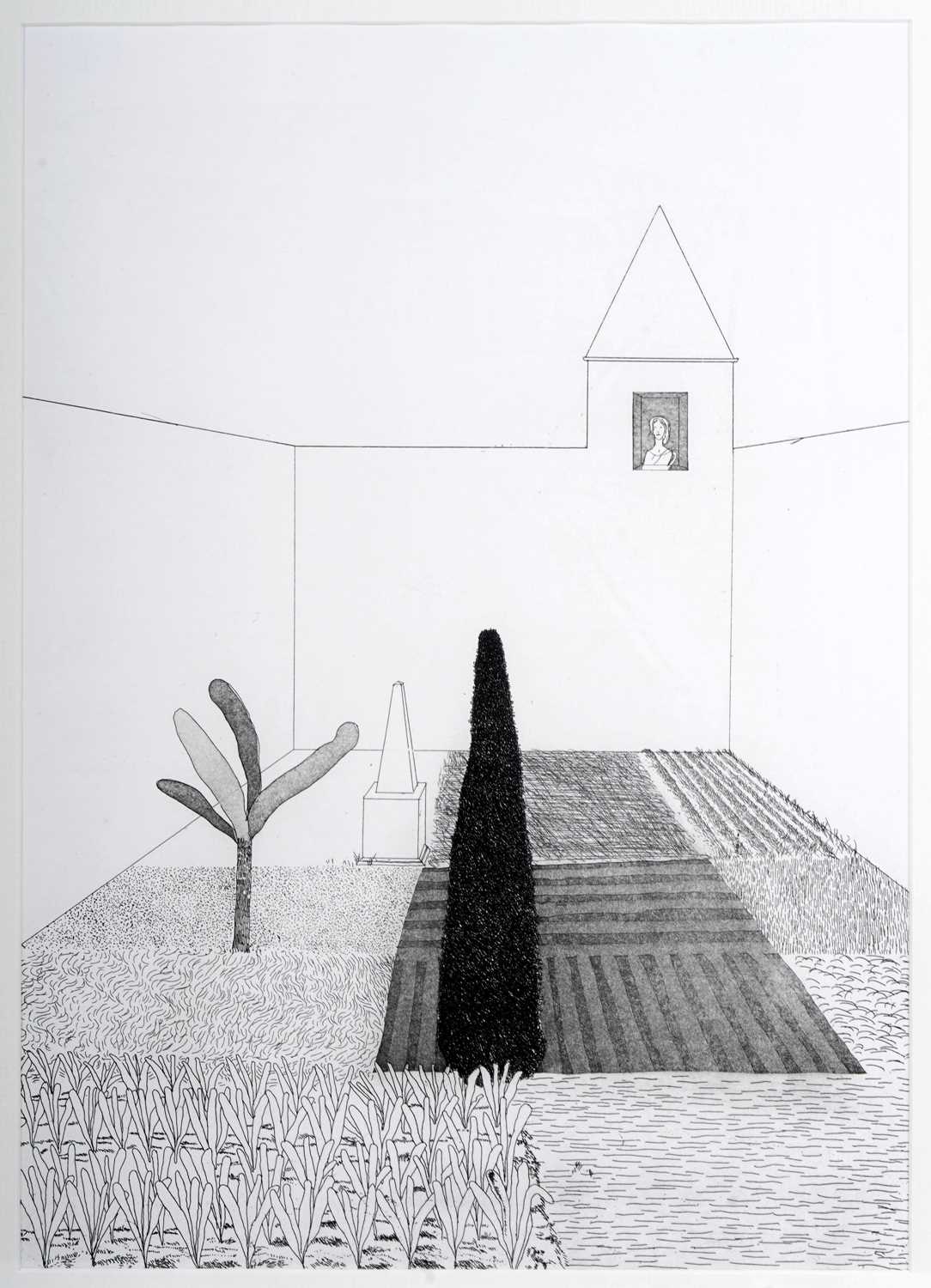 Lot 74 - David Hockney - Rapunzel Growing in the Garden | etching