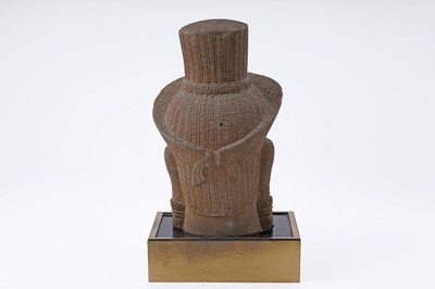 Lot 850 - A Cambodian Khmer Empire sandstone head