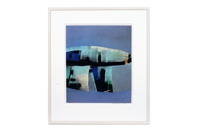 Lot 844 - David Blackburn – Blue Landscape | pastel