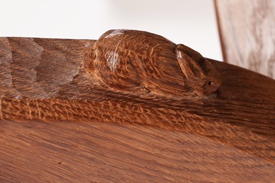 Lot 634 - Peter ‘Rabbitman’ Heap: a late 20th Century adzed oak oblong coffee table