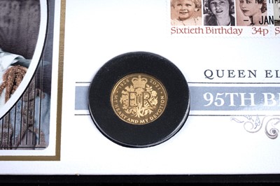 Lot 40 - A 2021 Queen Elizabeth II's 95th Birthday 1/4oz gold proof coin