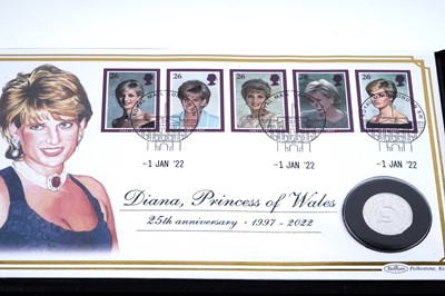 Lot 56 - A 2022 Diana Princess of Wales Silver Proof Coin Cover Collection