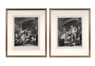 Lot 692 - After William Hogarth - Before and After | engravings