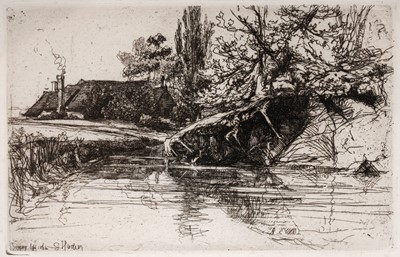 Lot 698 - Sir Francis Seymour Haden - The Moat House | etching