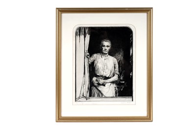 Lot 89 - Francis Dodd - The Doorkeeper | etching