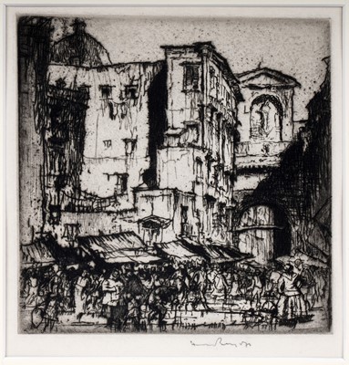 Lot 324 - Sir Frank William Brangwyn - La Porta Capua | etching