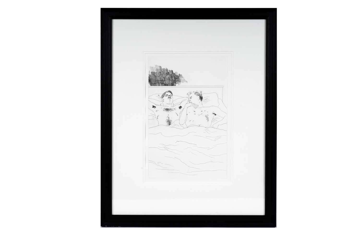 Lot 72 - David Hockney - In The Dull Village | etching