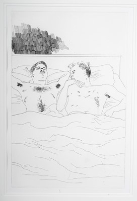 Lot 72 - David Hockney - In The Dull Village | etching
