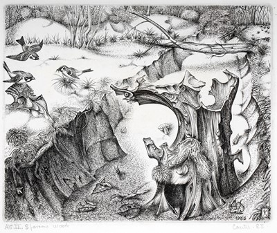 Lot 278 - Jack Coutu - Sparrow Field | etching