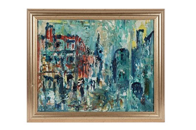 Lot 850 - James Lawrence Isherwood – Union Street, Aberdeen | oil