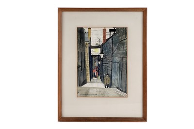 Lot 604 - Richard Demarco - Anchor Close, Edinburgh | watercolour
