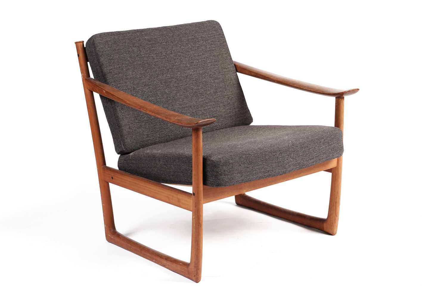 Lot 646 - Peter Hvidt and Orla Mølgaard for France and Son: a model FD130 teak framed armchair