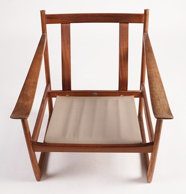 Lot 646 - Peter Hvidt and Orla Mølgaard for France and Son: a model FD130 teak framed armchair