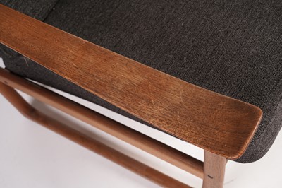 Lot 646 - Peter Hvidt and Orla Mølgaard for France and Son: a model FD130 teak framed armchair