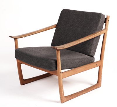 Lot 646 - Peter Hvidt and Orla Mølgaard for France and Son: a model FD130 teak framed armchair
