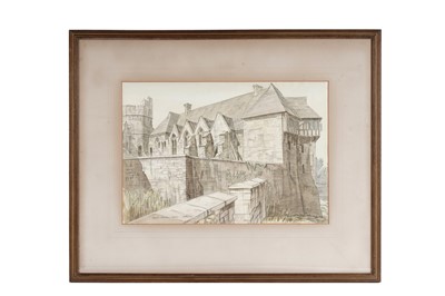 Lot 576 - Byron Eric Dawson - Stokesay | watercolour
