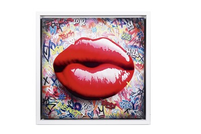 Lot 807 - Rerun - Rebel | hand-embellished box canvas