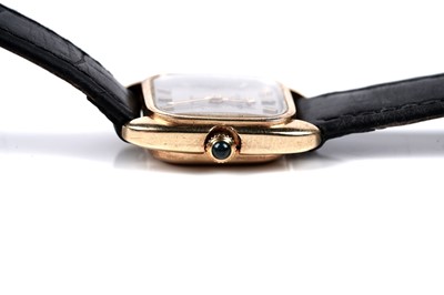 Lot 445 - Jaeger-LeCoultre Voguematic: an 18ct yellow gold cased manual wind lady's cocktail watch