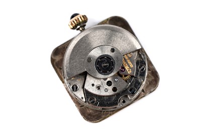 Lot 445 - Jaeger-LeCoultre Voguematic: an 18ct yellow gold cased manual wind lady's cocktail watch