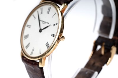 Lot 451 - Vacheron Constantin: an 18ct yellow gold cased manual wind wristwatch