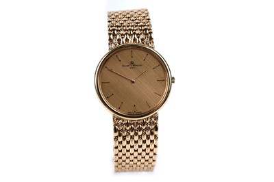 Lot 441 - Baume & Mercier: an 18ct yellow gold cased quartz wristwatch