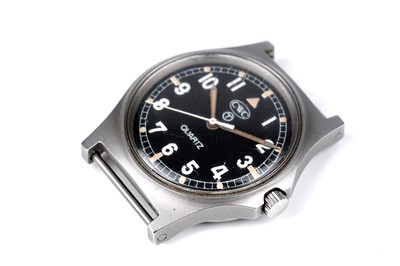Lot 460 - CWC: a steel cased Military quartz wristwatch