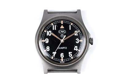 Lot 460 - CWC: a steel cased Military quartz wristwatch