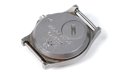 Lot 460 - CWC: a steel cased Military quartz wristwatch