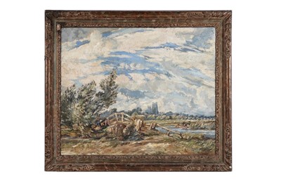 Lot 706 - William Palmer Robins -Ouse near Ely| oil