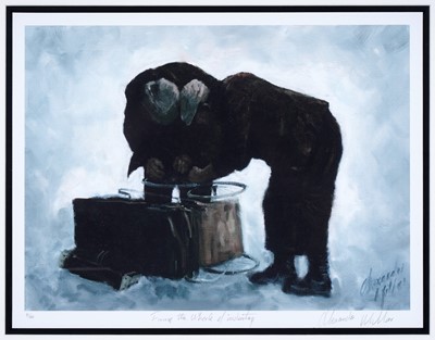 Lot 233 - Alexander Millar - Fixing the Wheels of Industry | giclee