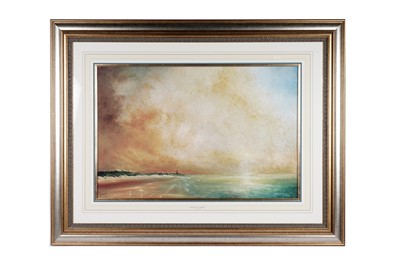 Lot 35 - Terry Donnelly - The Beach at Tynemouth | oil