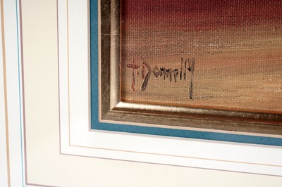 Lot 35 - Terry Donnelly - The Beach at Tynemouth | oil