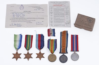 Lot 13 - First and Second World War medal group