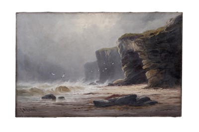 Lot 8 - John Davison Liddell - On Durham Coast | oil