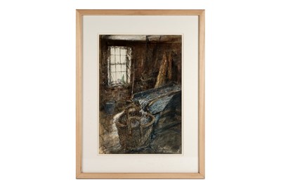Lot 817 - Albert Henry Herbert - Washing Sprats | watercolour