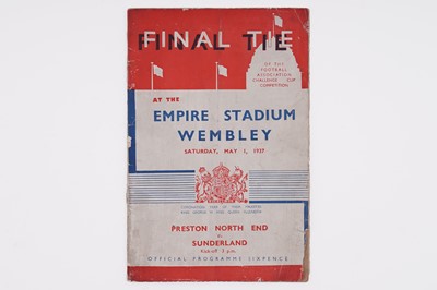 Lot 330 - An FA Cup Final Programme from 1937