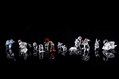 Lot 291 - A collection of thirteen Swarovski Crystal ornaments