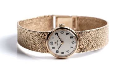 Lot 426 - Omega: a 9ct yellow gold cocktail watch
