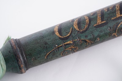 Lot 89 - A George IV turned wooden and painted truncheon