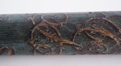 Lot 89 - A George IV turned wooden and painted truncheon