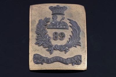 Lot 17 - 89th (Princess Victoria's) Regiment of Foot officer’s shoulder belt plate
