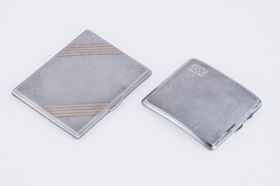 Lot 377 - Two silver cigarette cases