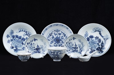 Lot 812 - Tek Sing Cargo 1822: plates, bowls and other items