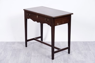 Lot 64 - A George III mahogany side table