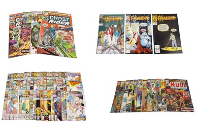 Lot 680 - Ghost Rider; Excalibur; Astonishing Tales; and Kull the Destroyer by Marvel Comics