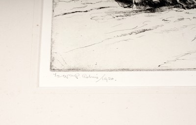 Lot 12 - George Soper - Timber Hauling, No. II | etching