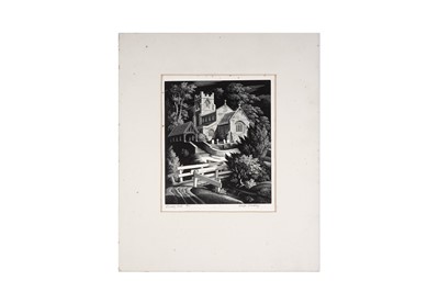Lot 30 - George Mackley - Church Path | wood engraving