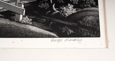 Lot 30 - George Mackley - Church Path | wood engraving
