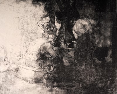Lot 15 - Edmund Blampied - The Black Bottle | lithograph