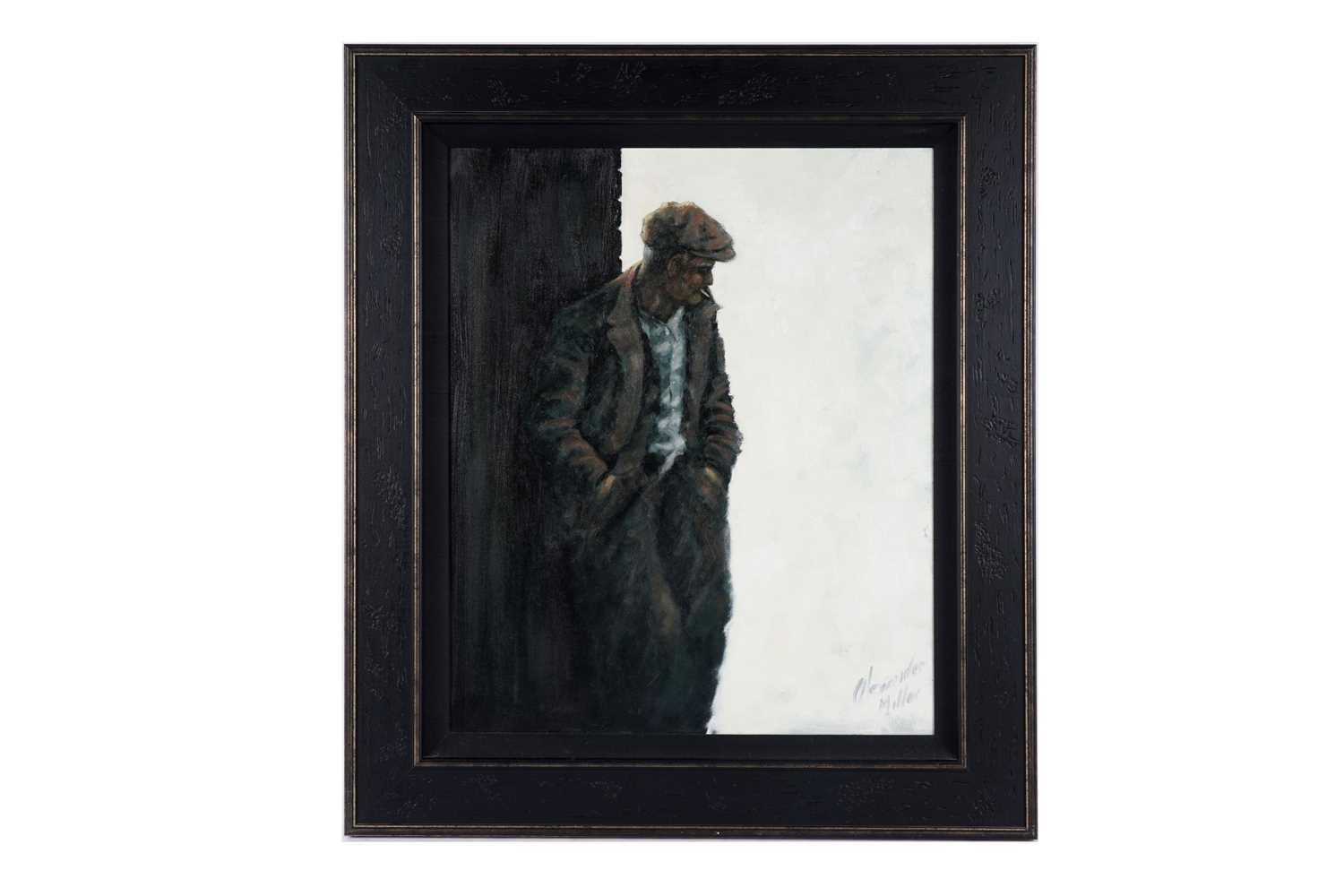 Lot 704 - Alexander Millar - Holding up the Wall | oil